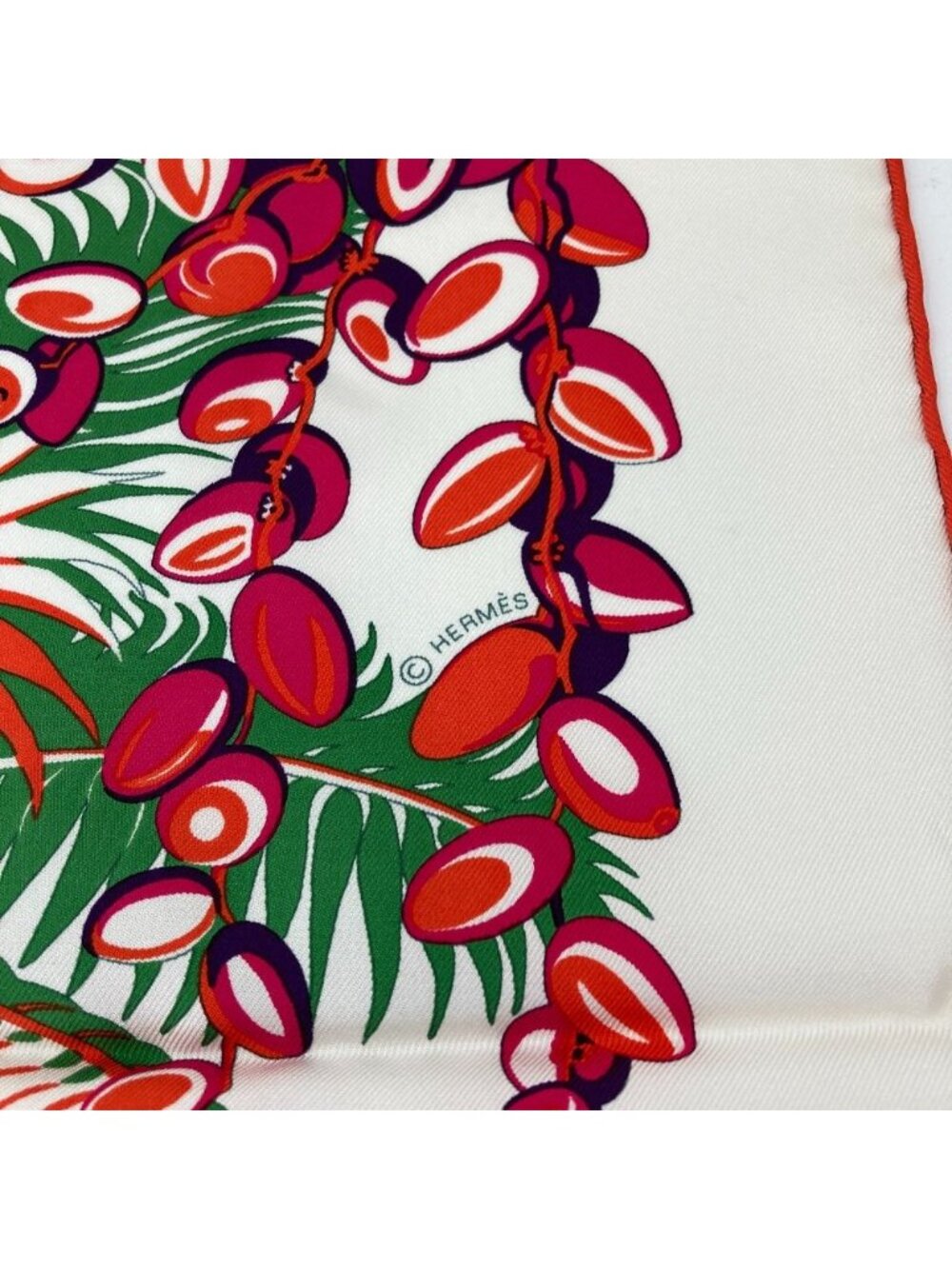 Hermes Carre 90 Mythiques Phoenix Silk Scarf White Multicolor - Picture 7 of 10